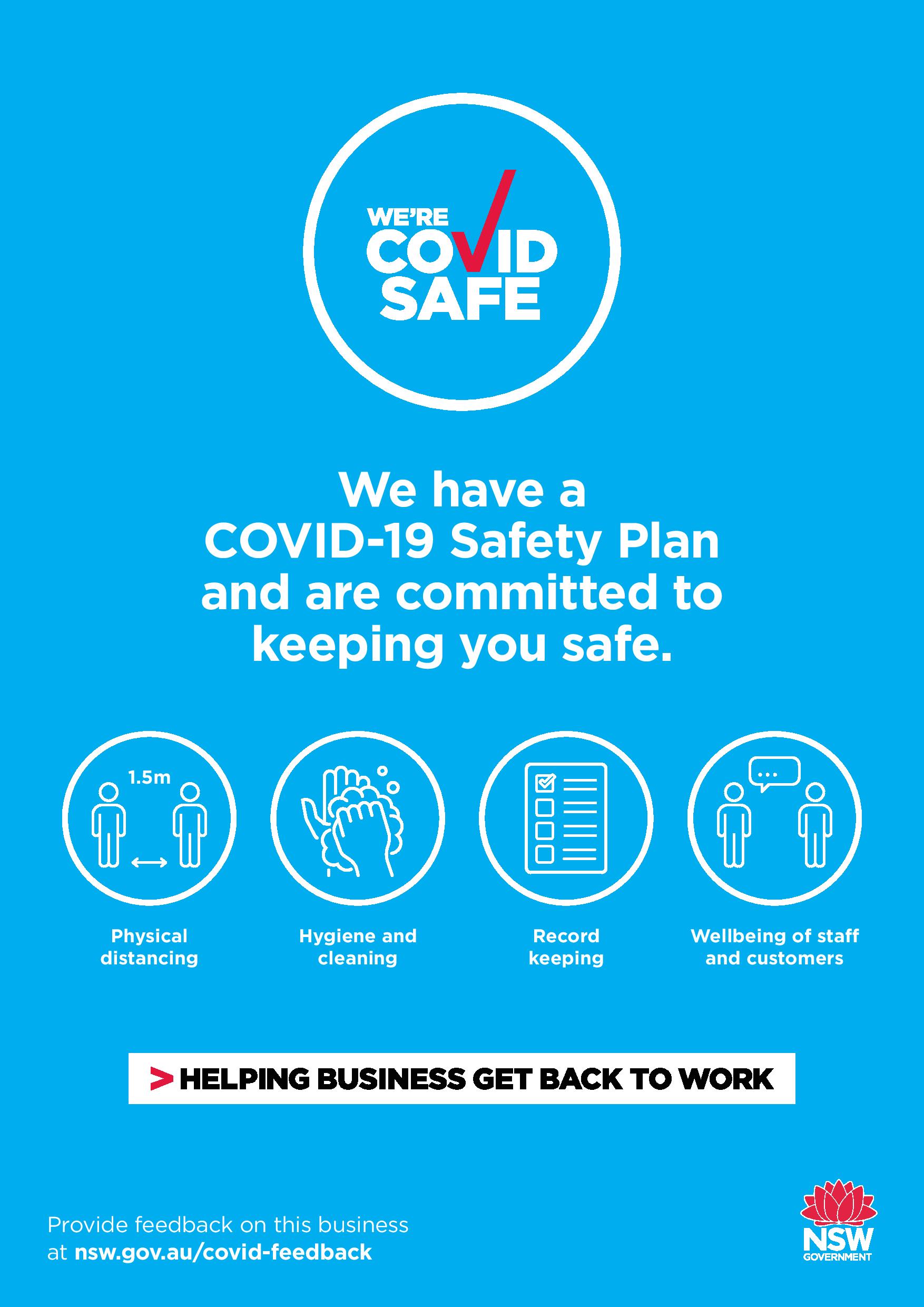 Covid 19 Safety Plan for Private Swimming Lessons